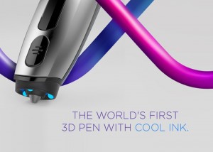 De 3d printerpen penprinter die werkt op koude inkt 'cool ink'