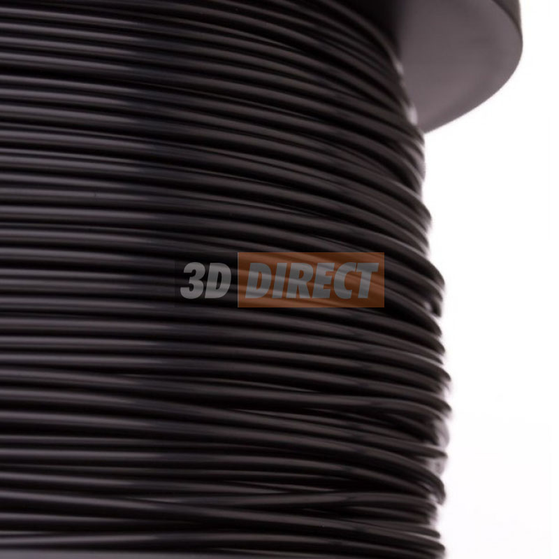 PLA Filament zwart voor 3D printers en penprinters koop je goedkoop online via 3D Direct.nl webshop