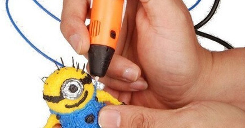 Minion tekenen met een 3D penprinter printerpen workshop