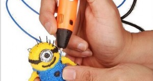 Minion tekenen met een 3D penprinter printerpen workshop